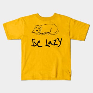 Lazy Cat Kids T-Shirt